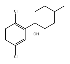1-(2,5-dichlorophenyl)-4-methylcyclohexanol 结构式