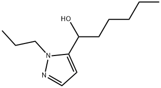 α-Pentyl-1-propyl-1H-pyrazole-5-methanol Struktur