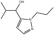 α-(1-Methylethyl)-1-propyl-1H-pyrazole-5-methanol Struktur