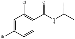 4-bromo-2-chloro-N-isopropylbenzamide Structure