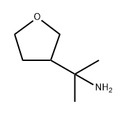 3-Furanmethanamine, tetrahydro-α,α-dimethyl- 化学構造式