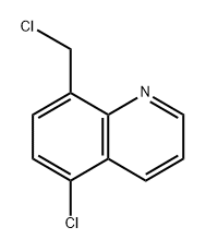 5-Chloro-8-(chloromethyl)quinoline Struktur