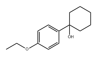 1-(4-乙氧基苯基)环己醇 结构式