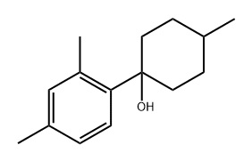 1-(2,4-dimethylphenyl)-4-methylcyclohexanol 结构式