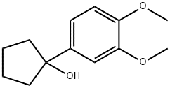 1-(3,4-dimethoxyphenyl)cyclopentanol Structure