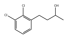 Benzenepropanol, 2,3-dichloro-α-methyl- Struktur