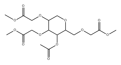 4-O-acetyl-1,5-anhydro-2,3,6-tri-O-(methoxycarbonylmethyl)glucitol|