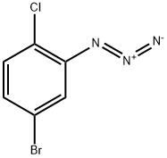 2-叠氮基-4-溴-1-氯苯,1341365-74-9,结构式