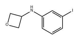 N-(3-iodophenyl)oxetan-3-amine,1341409-32-2,结构式