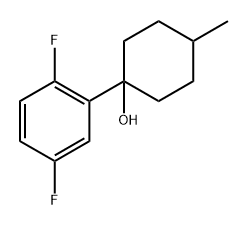 1-(2,5-difluorophenyl)-4-methylcyclohexanol 结构式