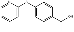 α-Methyl-4-(2-pyridinylthio)benzenemethanol Structure
