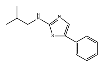 N-isobutyl-5-phenylthiazol-2-amine Structure