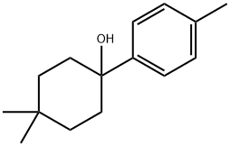 4,4-dimethyl-1-(p-tolyl)cyclohexanol Structure