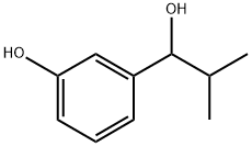 3-(1-hydroxy-2-methylpropyl)phenol Structure