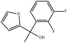 1-(2,3-difluorophenyl)-1-(thiophen-2-yl)ethanol|