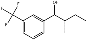 α-(1-Methylpropyl)-3-(trifluoromethyl)benzenemethanol,1341663-91-9,结构式