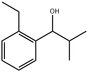 1-(2-ethylphenyl)-2-methylpropan-1-ol Struktur