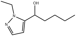 α-Butyl-1-ethyl-1H-pyrazole-5-methanol Structure