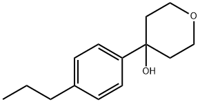 4-(4-propylphenyl)tetrahydro-2H-pyran-4-ol,1341984-59-5,结构式