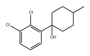 1-(2,3-dichlorophenyl)-4-methylcyclohexanol 结构式