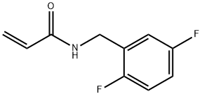 N-(2,5-difluorobenzyl)acrylamide Structure