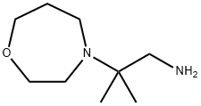 2-methyl-2-(1,4-oxazepan-4-yl)propan-1-amine Struktur