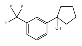 1-(3-(trifluoromethyl)phenyl)cyclopentanol Structure