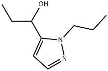 α-Ethyl-1-propyl-1H-pyrazole-5-methanol 化学構造式