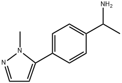 1-(4-(1-Methyl-1H-pyrazol-5-yl)phenyl)ethan-1-amine|1-(4-(1-甲基-1H-吡唑-5-基)苯基)乙-1-胺