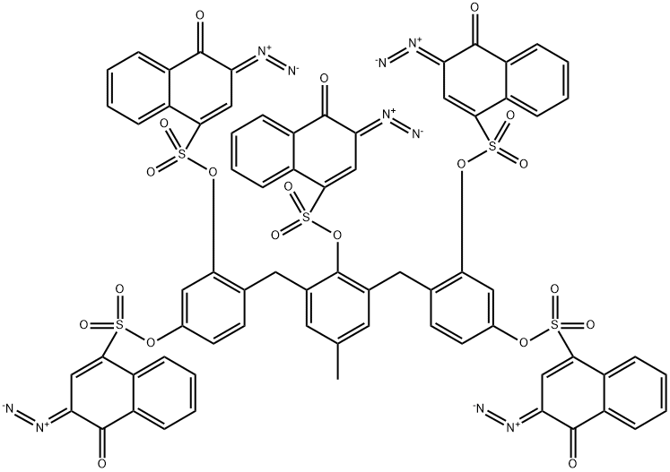 NAPHTHOQUINONE DIAZIDE ESTER DERIVATIVE Struktur