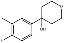 4-(4-fluoro-3-methylphenyl)tetrahydro-2H-pyran-4-ol|