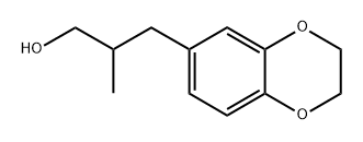 1,4-Benzodioxin-6-propanol, 2,3-dihydro-β-methyl- Structure