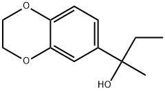 α-Ethyl-2,3-dihydro-α-methyl-1,4-benzodioxin-6-methanol 化学構造式