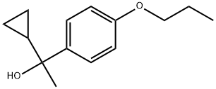 α-Cyclopropyl-α-methyl-4-propoxybenzenemethanol Struktur