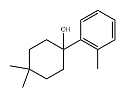 4,4-dimethyl-1-(o-tolyl)cyclohexanol,1343110-22-4,结构式