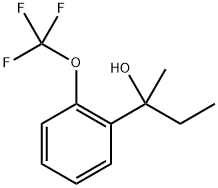 2-(2-(trifluoromethoxy)phenyl)butan-2-ol Structure