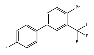 4-bromo-4'-fluoro-3-(trifluoromethyl)-1,1'-biphenyl 结构式