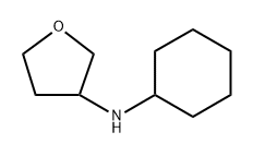 N-cyclohexyltetrahydrofuran-3-amine Structure