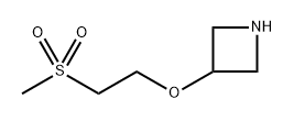 3-(2-(甲基磺酰基)乙氧基)氮杂环丁烷, 1343580-76-6, 结构式