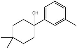 4,4-dimethyl-1-(m-tolyl)cyclohexanol,1343891-72-4,结构式