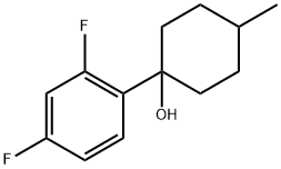 1-(2,4-difluorophenyl)-4-methylcyclohexanol Structure