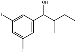 3,5-Difluoro-α-(1-methylpropyl)benzenemethanol Structure