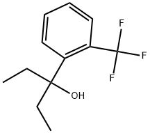 α,α-Diethyl-2-(trifluoromethyl)benzenemethanol,1344353-03-2,结构式