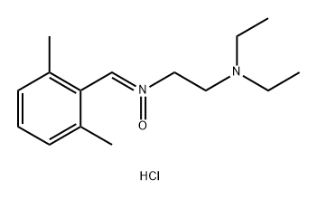 1,2-Ethanediamine, N2-[(2,6-dimethylphenyl)methylene]-N1,N1-diethyl-, N2-oxide, hydrochloride (1:1) Structure