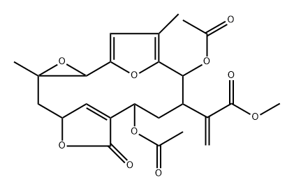 134455-96-2 2-[(2R,4R,6R,10S,12R,13R)-10,13-Bis(acetyloxy)-4,15-dimethyl-8-oxo-3,7,17-trioxatetracyclo[12.2.1.16,9.02,4]octadeca-9(18),14,16(1)-trien-12-yl]acrylic acid methyl ester