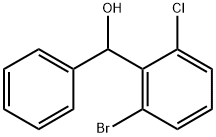 (2-bromo-6-chlorophenyl)(phenyl)methanol,134456-77-2,结构式