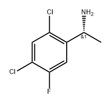 Benzenemethanamine, 2,4-dichloro-5-fluoro-α-methyl-, (αR)-|(R)-1-(2,4-二氯-5-氟苯基)乙烷-1-胺