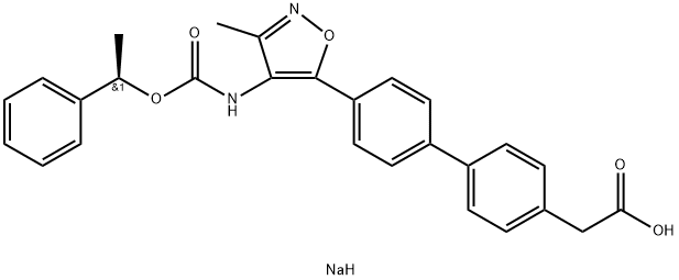 ナトリウム{4'-[3-メチル-4-({[(1R)-1-フェニルエトキシ]カルボニル}アミノ)-1,2-オキサゾール-5-イル]-[1,1'-ビフェニル]-4-イル}酢酸 price.