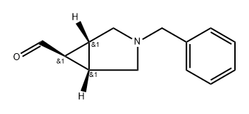 (1R,5S,6R)-3-苄基-3-氮杂双环[3.1.0]己烷-6-甲醛, 134575-08-9, 结构式