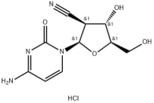2'-cyano-2'-deoxyarabinofuranosylcytosine Structure